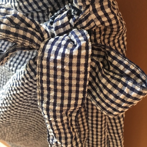 TeezeMe NWT sz 5 Navy/White gingham check dress - Picture 7 of 9